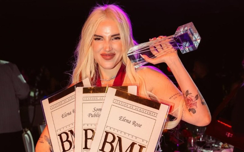 Diario Frontera, Frontera Digital,  Farándula, ,Elena Rose hace historia como primera mujer latina en ganar el BMI Impact Award