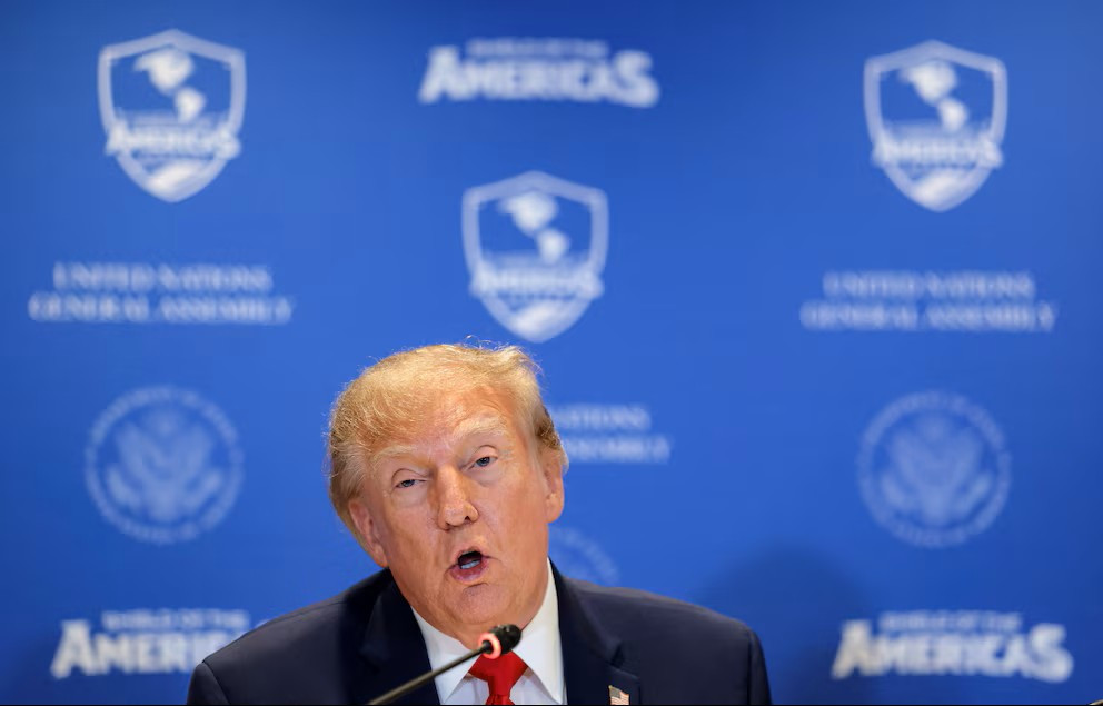 Diario Frontera, Frontera Digital,  Internacionales, ,El presidente de Estados Unidos, Donald Trump, participa en un evento de la iniciativa Escudo de las Américas en el marco de la 81.ª Asamblea General de las Naciones Unidas (AGNU) en la ciudad de Nueva York, Estados Unidos. 22 de septiembre de 2026. REUTERS/Kylie Cooper,Estados Unidos y 14 países acuerdan sancionar a 
24 grupos criminales de América Latina