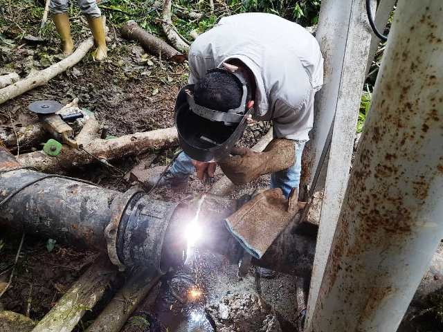 Diario Frontera, Frontera Digital,  MUNICIPIO ANDRÉS BELLO, LA AZULITA, ACUEDUCTO CAPAZ, AGUAS DE MÉRIDA, AGUA POTABLE, El Vigía Panamericana, ,Trabajadores de Aguas de Mérida recuperaron 
acueducto de Capaz en el municipio Andrés Bello