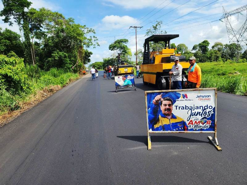 Diario Frontera, Frontera Digital,  El Vigía Panamericana, ,Plan de Asfaltado impulsado por el presidente Nicolás Maduro avanza en el kilómetro 12 del municipio Alberto Adriani