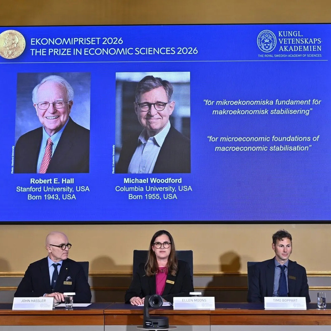Frontera Digital,  Internacionales,  Hall y Woodford ganaron el Nobel de Economía por sus modelos de estabilización macroeconómica