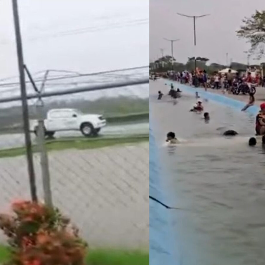 Frontera Digital,  Nacionales,  Canal convertido en “piscina” se desbordó y generó emergencia en Guanare