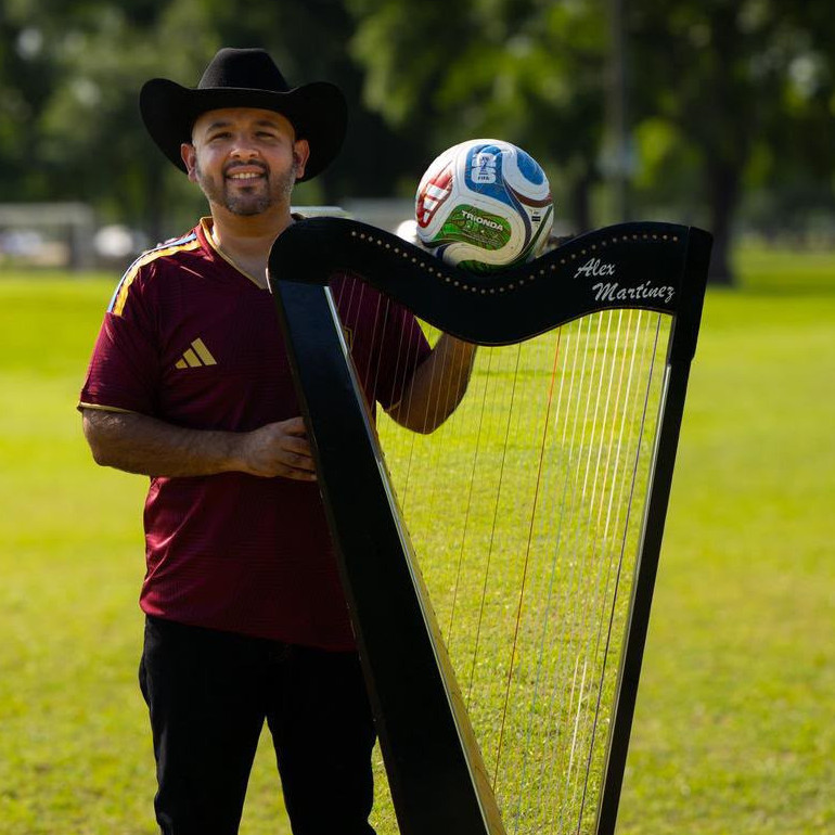 Frontera Digital,  Copa Mundial FIFA 2026,  El arpa venezolana hará historia en la Copa Mundial FIFA 2026™️ de la mano de Alex Martínez