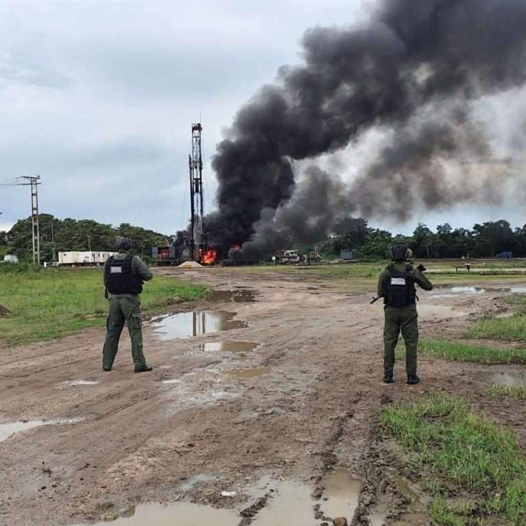 Frontera Digital,  Sucesos,  Reportan 12 lesionados por explosión en pozo petrolero de Apure