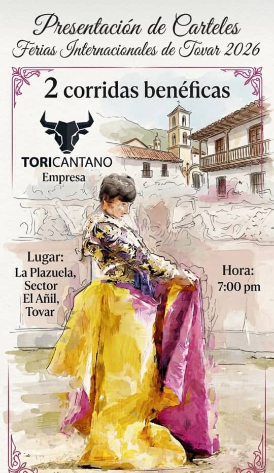 Diario Frontera, Frontera Digital,  Entretenimiento, ,Finalmente carteles de la Feria de Tovar este próximo sábado