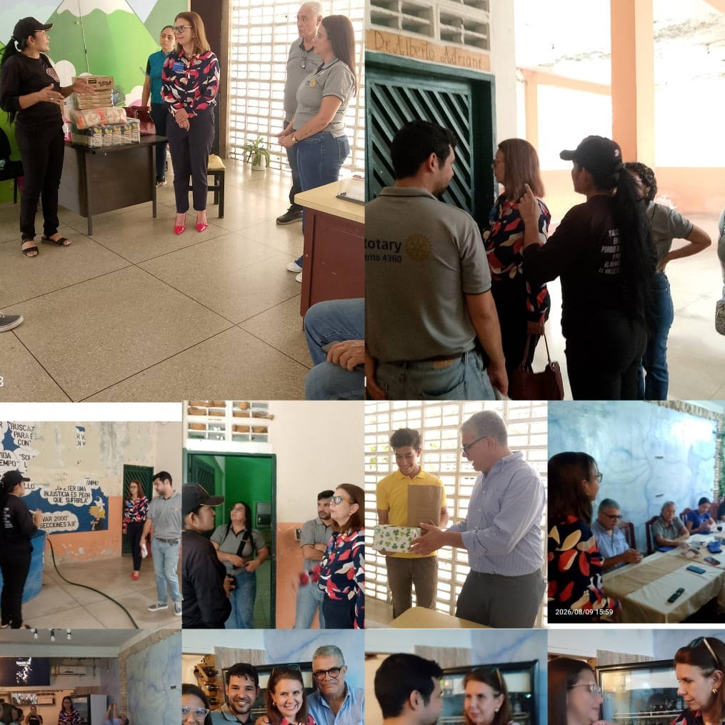 Frontera Digital,  El Vigía Panamericana,  Rotary El Vigía recibió la visita de la Gobernadora del Distrito 4380 de Rotary Internacional