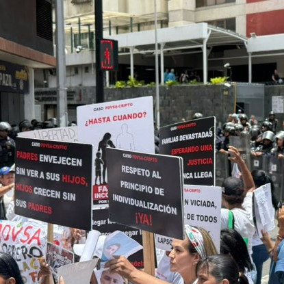 Diario Frontera, Frontera Digital,  Nacionales, ,Familiares de presos políticos marchan en Caracas y enfrentan cerco policial