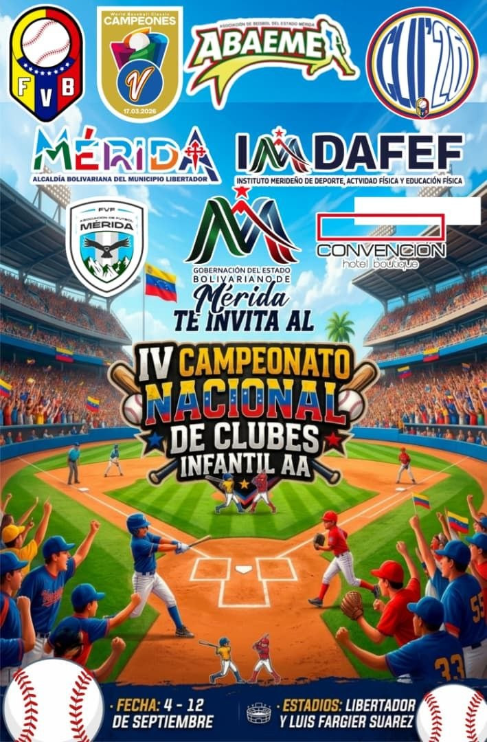 Diario Frontera, Frontera Digital,  Deportes, Regionales, ,Mérida será sede del IV Campeonato Nacional de Béisbol Sub-12