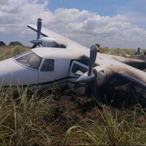 Frontera Digital, Diario Frontera, Siete heridos deja siniestro de avioneta en aeropuerto de Ciudad Bolívar