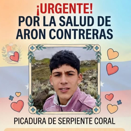 Frontera Digital,  Sucesos,  Joven de 15 años recibe atención médica tras la mordedura de una serpiente coral